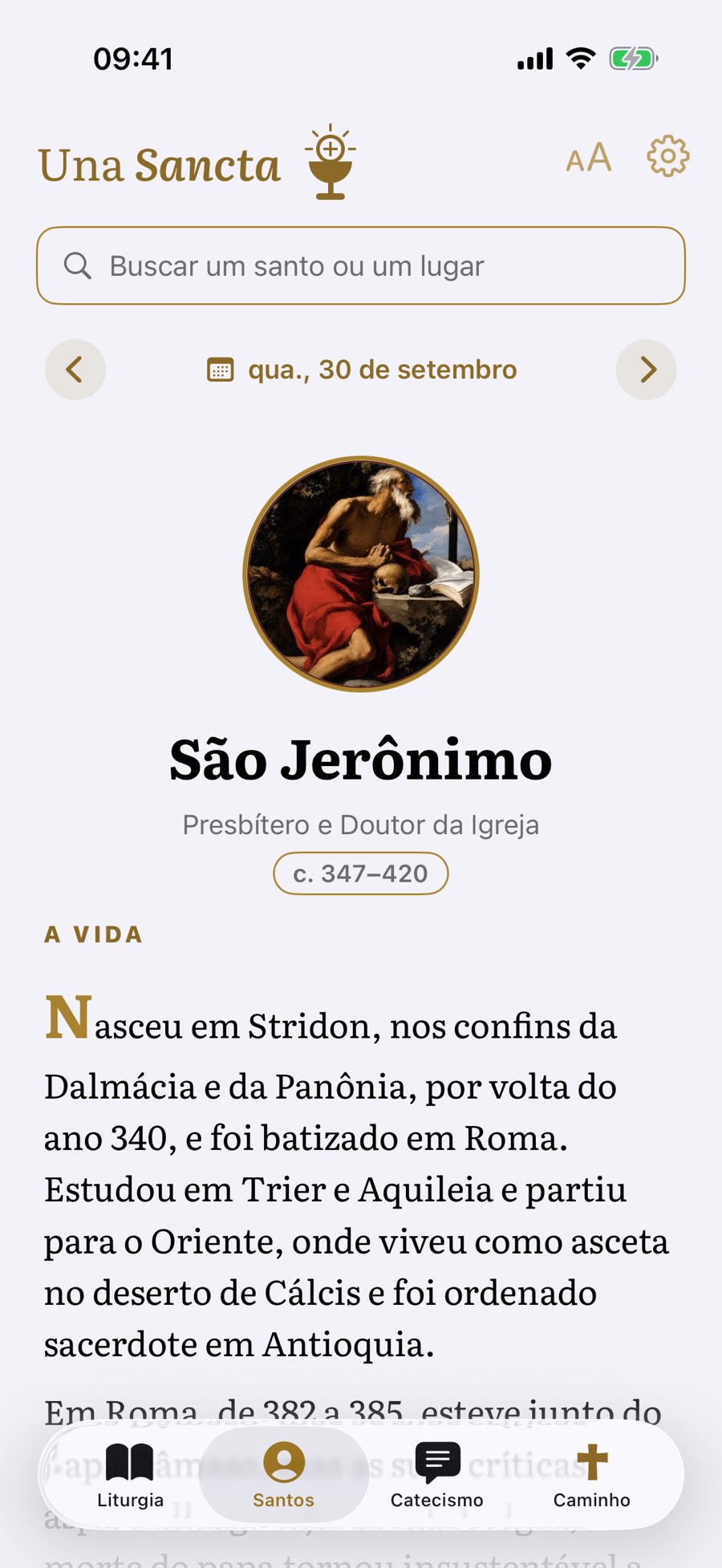 Ficha de São Jerônimo
